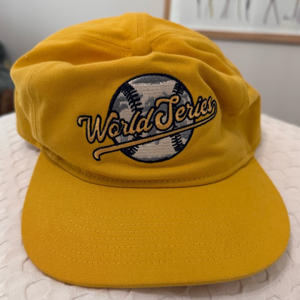 Yellow World Series Baseball Cap